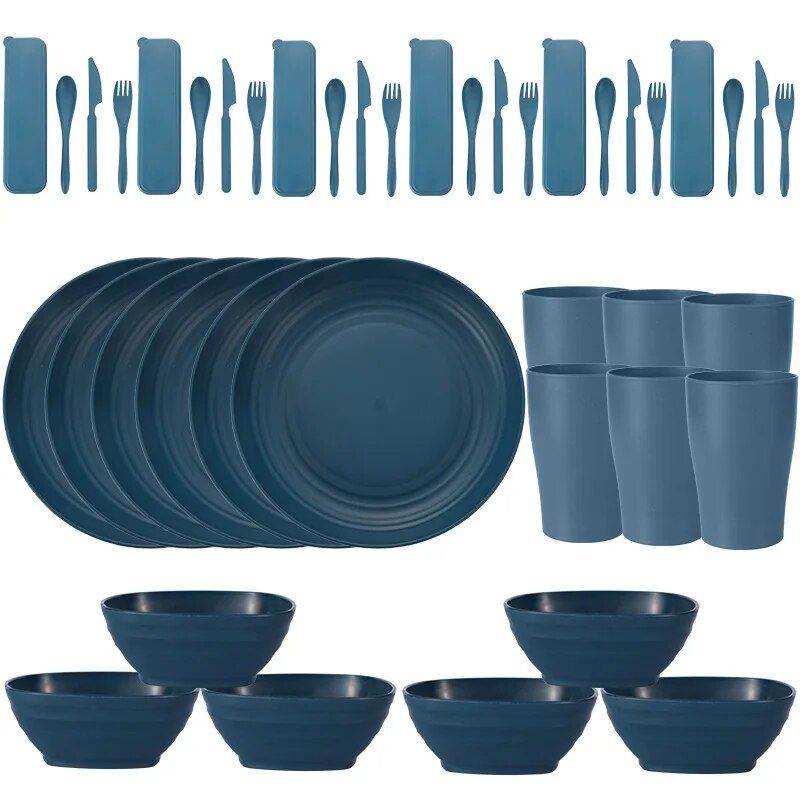 Blue Cutlery Set