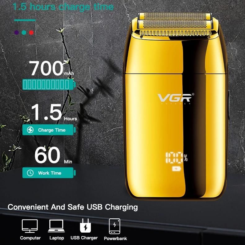 VGR Shaver Electric Shaver Beard Trimmer Beard Shaver Professional Electric Razor Men Beard Cutting Machine Rechargeable V-399