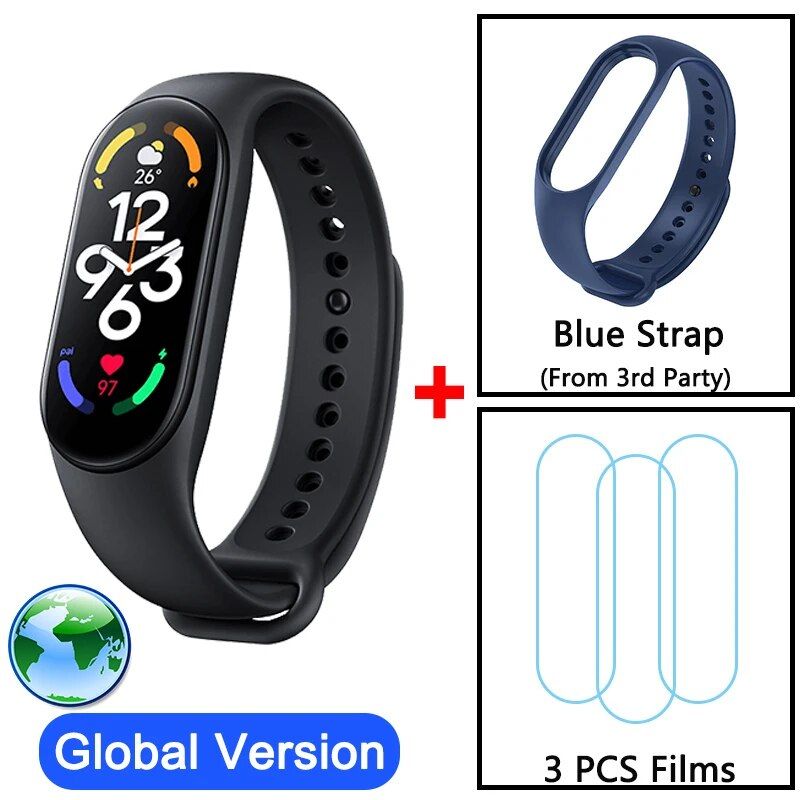 Watch + Blue Band + 3Pcs Films